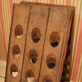 Wood champagne desk, 48 bottles