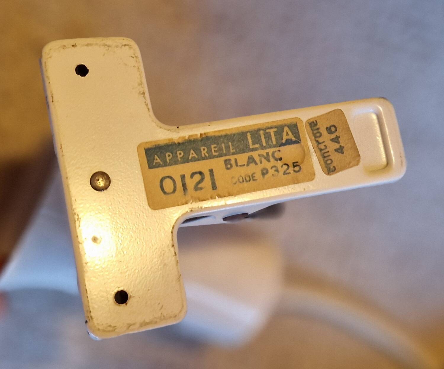 Lita clamp spotlight, vintage 1960