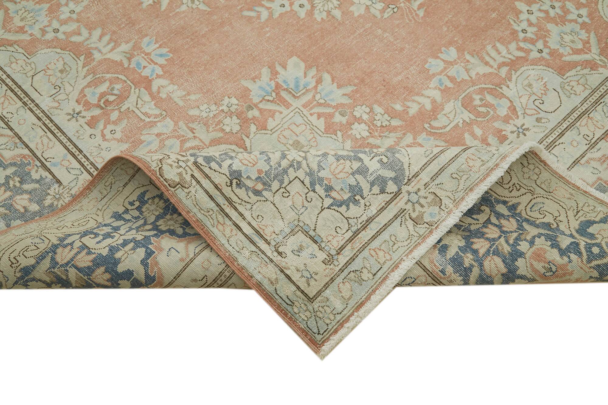 Handmade Oriental Contemporary 1980s 293 cm x 416 cm Beige Wool Carpet