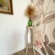 Plant stand/side table, redesigned in Artichoke Cream