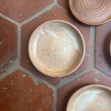 6 small stoneware plates