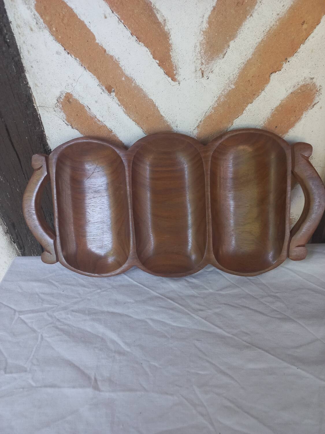 Solid wood pocket emptier
