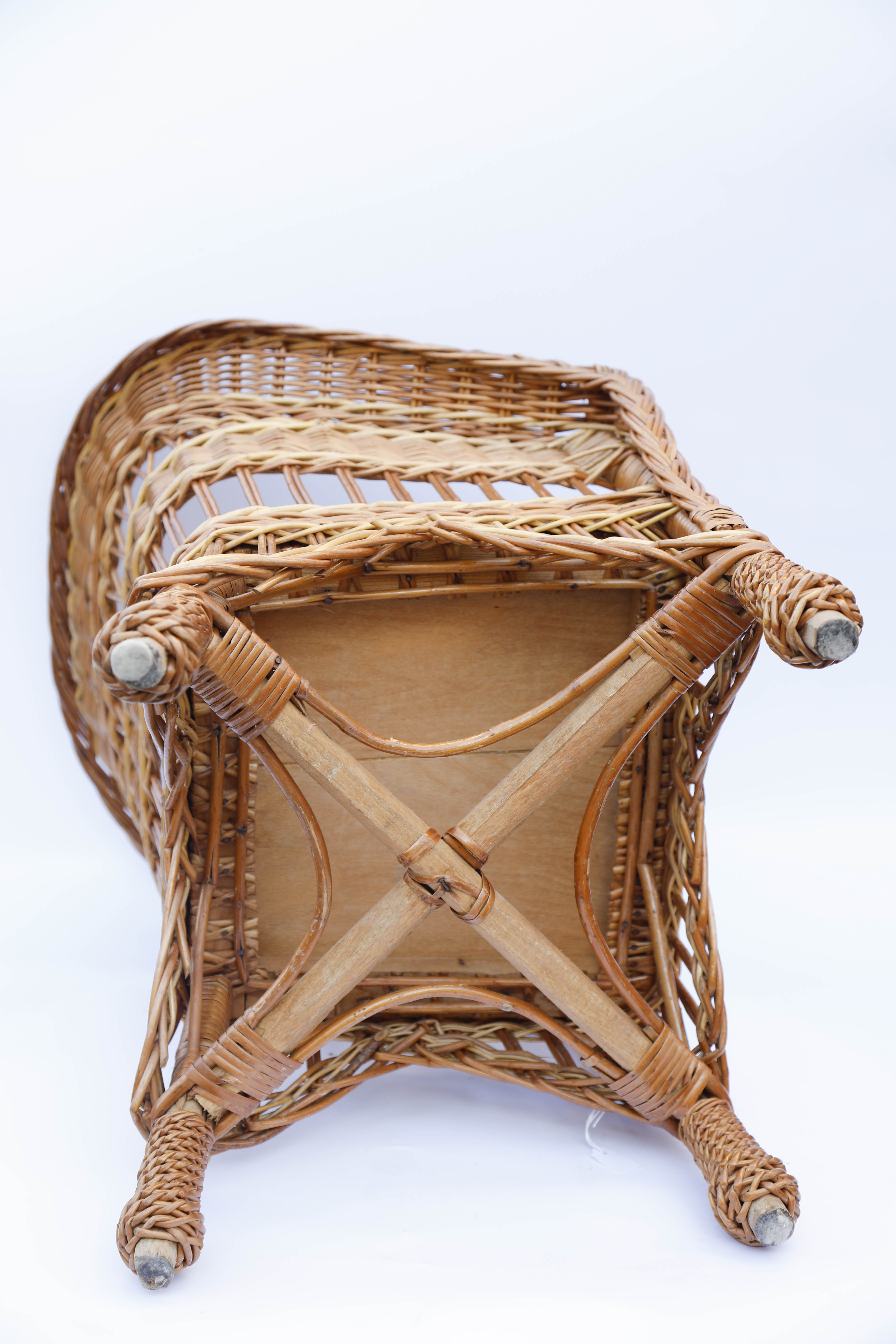Children's chair in rattan