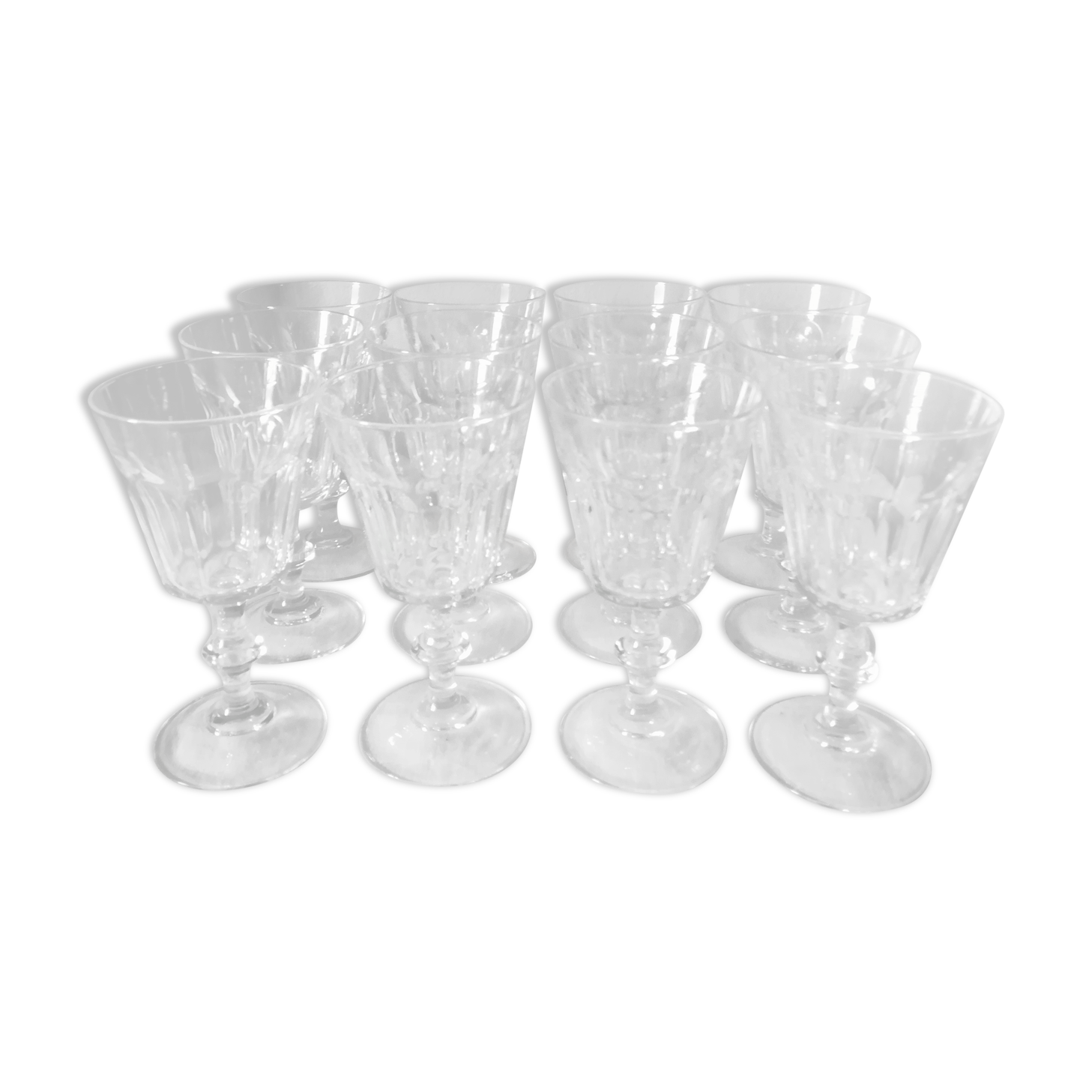 Set of 12 glasses