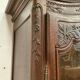 Bride wardrobe in carved channel Showcase two doors 19th century