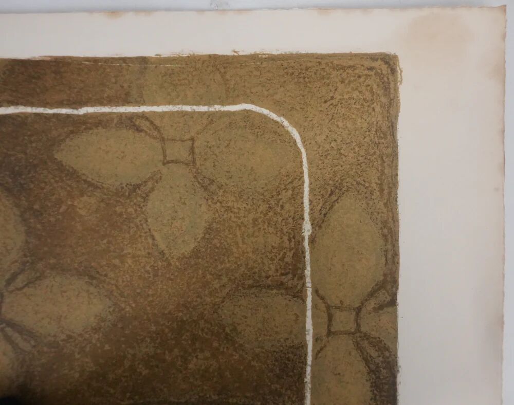 Yves Ganne: The White Pitcher and the Watermelon, original signed lithograph