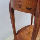 Louis xv style marquetry table Chinese scene