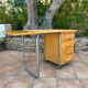 Bureau ois et acier dans l’esprit bauhaus 1950