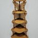 Large corner shelf in turned wood, Napoleon III style.