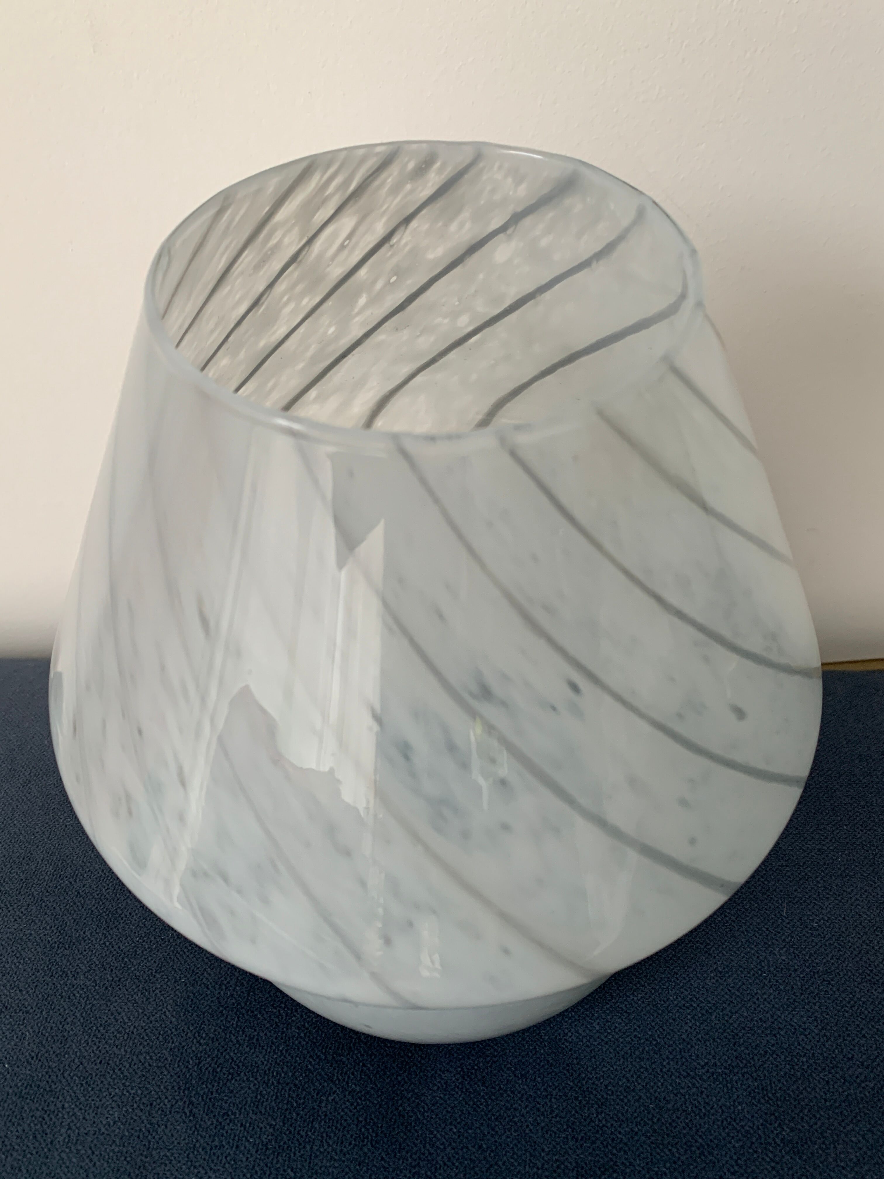 Lampe champignon en verre de Murano, 1980