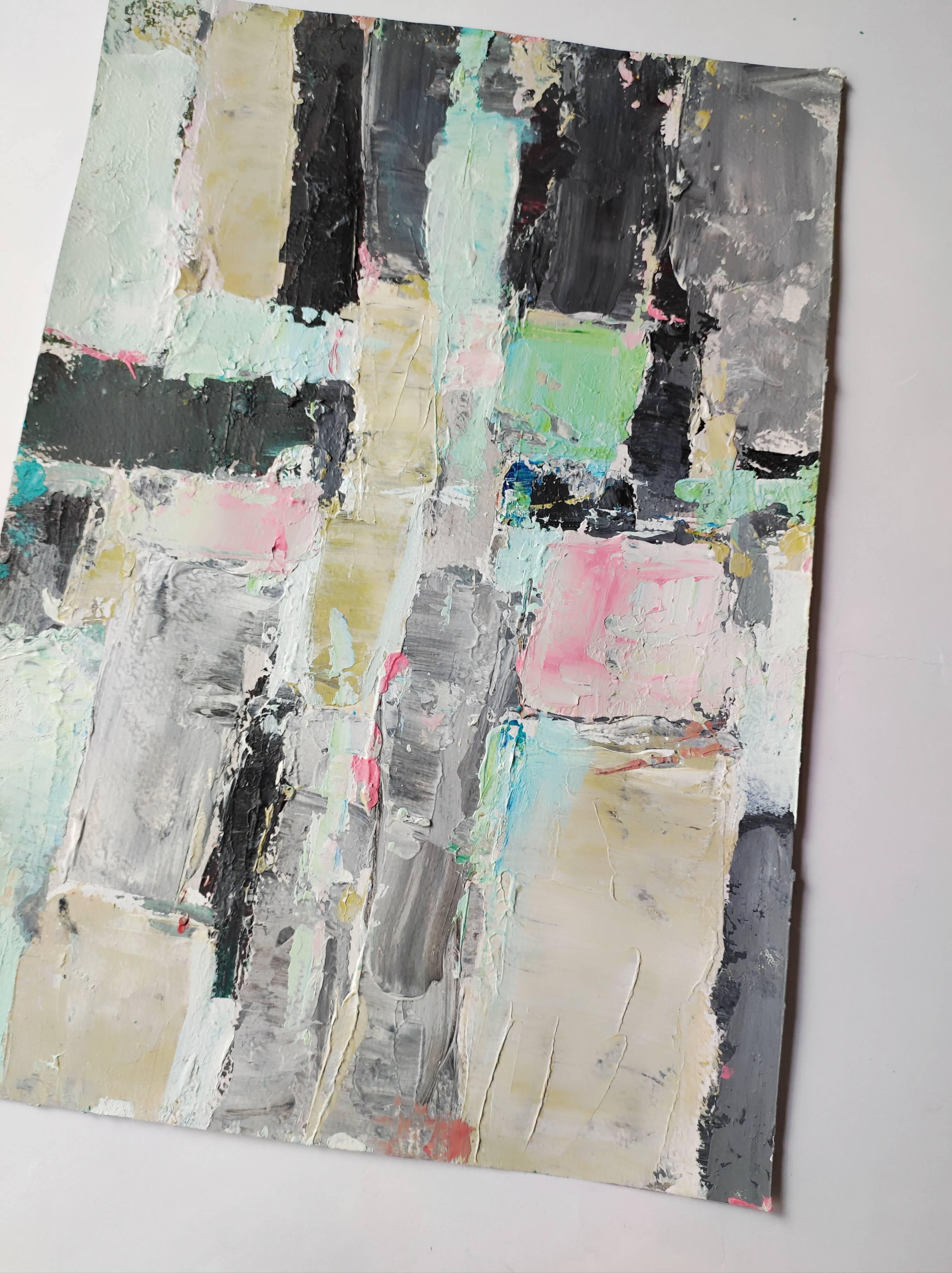 Original abstract urban landscape