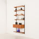 Teak wall unit with console by Kai Kristiansen for FM Mobler, 1960s.
