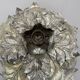 rare 36cm silver tone Metal Florentiner Leaf Theatre Ceiling Light, Italy