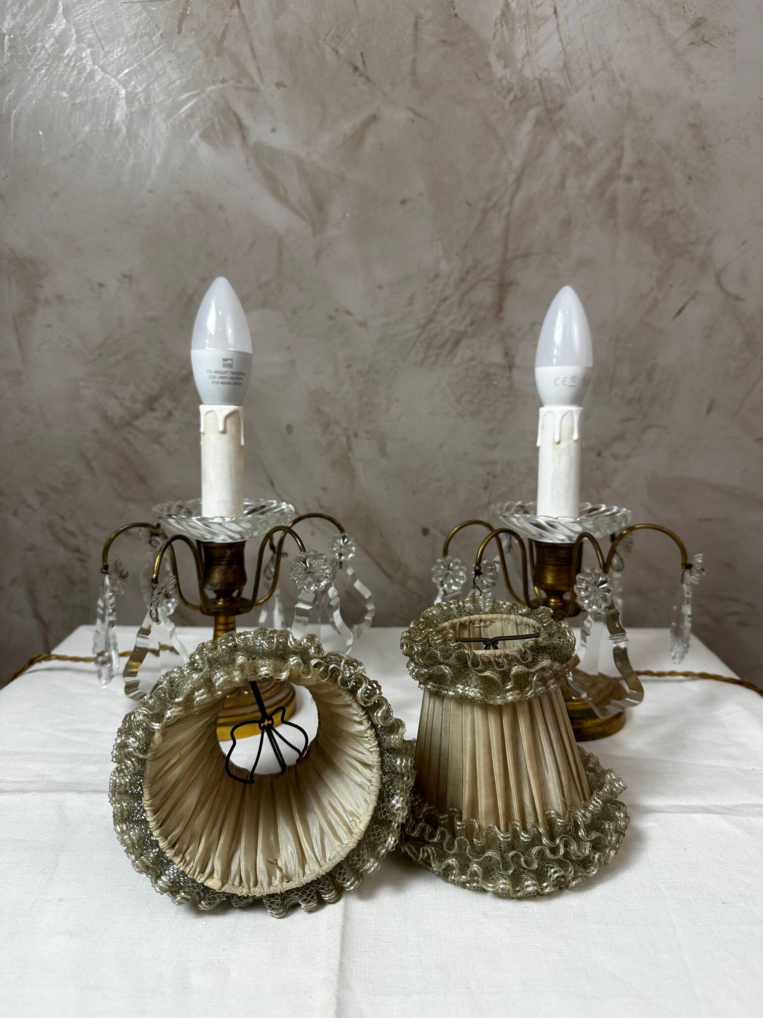 Paire de lampes classiques