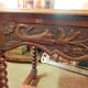Oak table forming garden