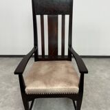 Art Deco office chair in the style of Charles Rennie Mackintosh.