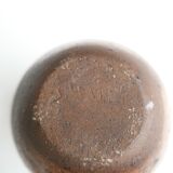 Vase boule en grès de Jacky Coville, années 70