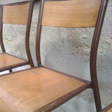 4 Mullca vintage school chairs