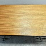 Low table 60s black and wood