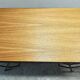 Table basse années 60 noir et bois