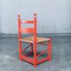 Austrian Folk Art Rush Side Chair, 1970s