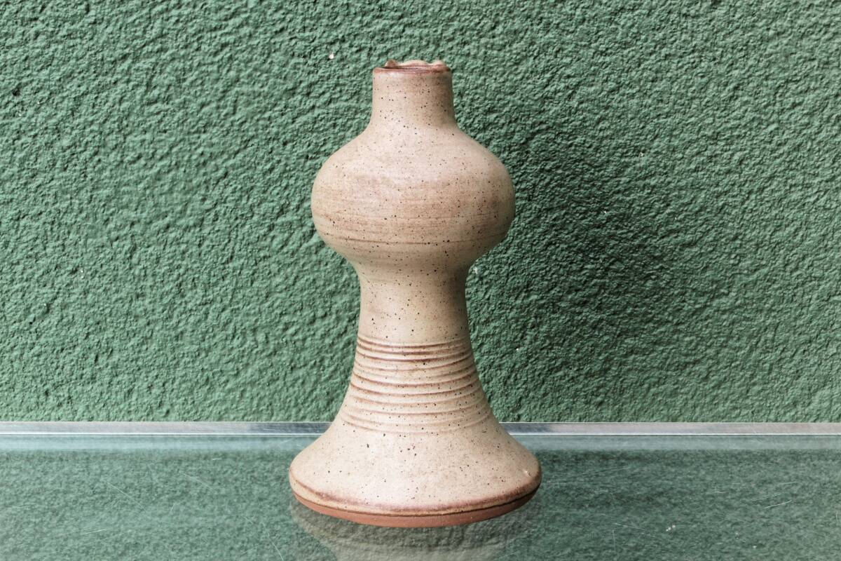 Vase soliflore en terre cuite vernissée, Vallauris
