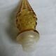 Carafe Empoli Italy Genie bottle in amber glass