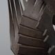 Abstract constructivist iron sculpture, signed CH, Netherlands, 1960s – I