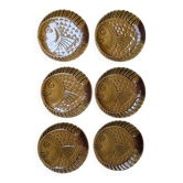 fish plates Sarreguemines