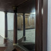 Rare Empire period half-mirror dressing table