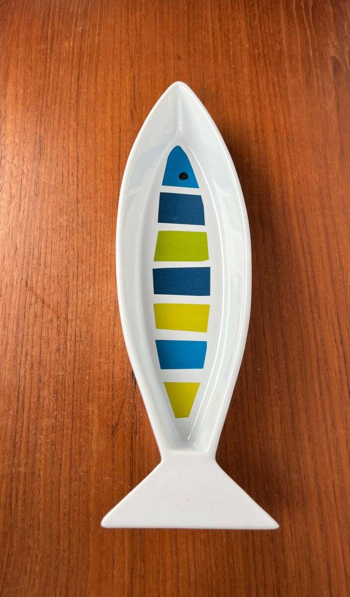 Swedish Ceramic Bowl in Fish Design by Björk Forth for Sagaform, 2000s