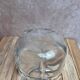 Large solid crystal bowl signed Kosta – vintage Scandinavian design