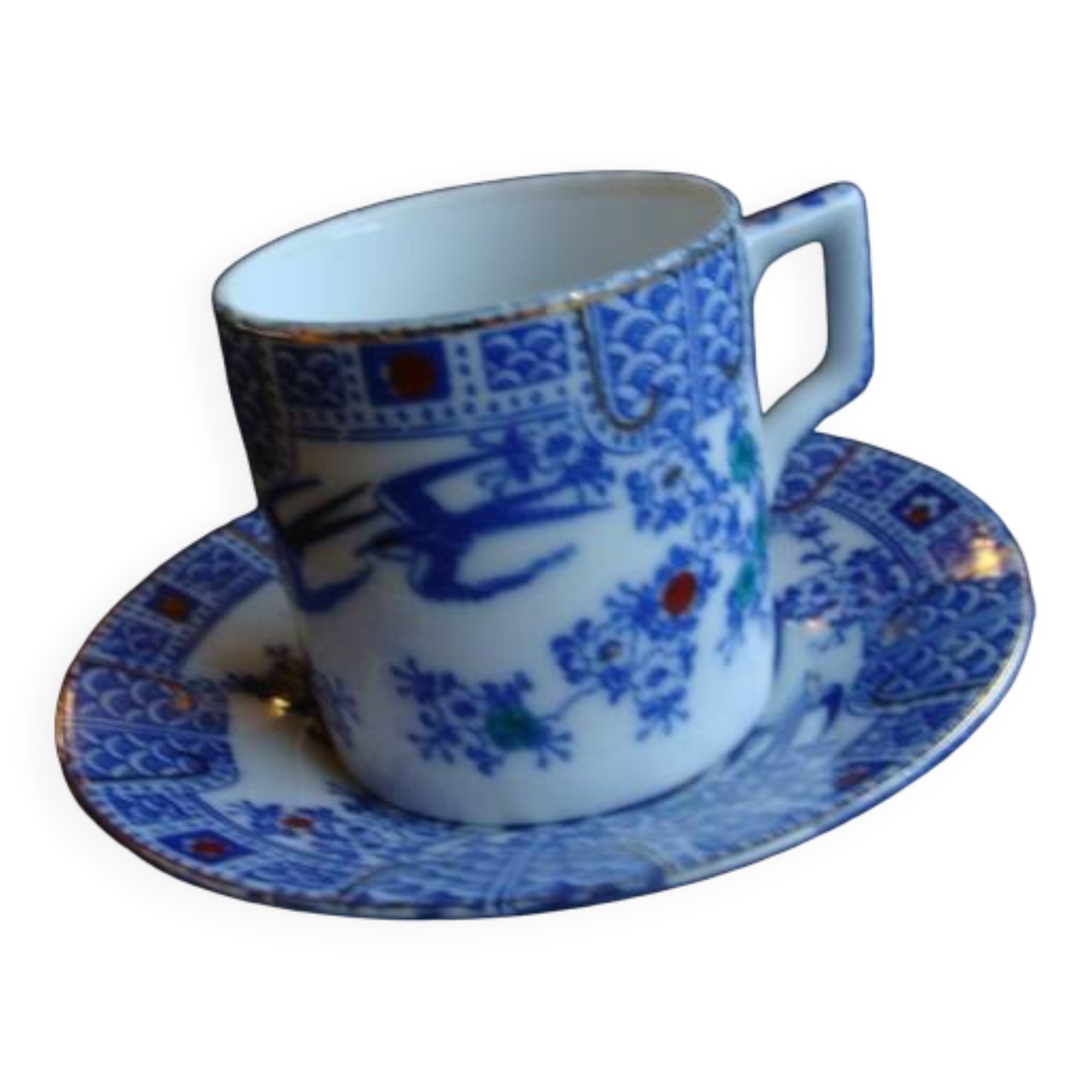 Asian Swallow Cup and Saucer