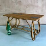 Rattan coffee table
