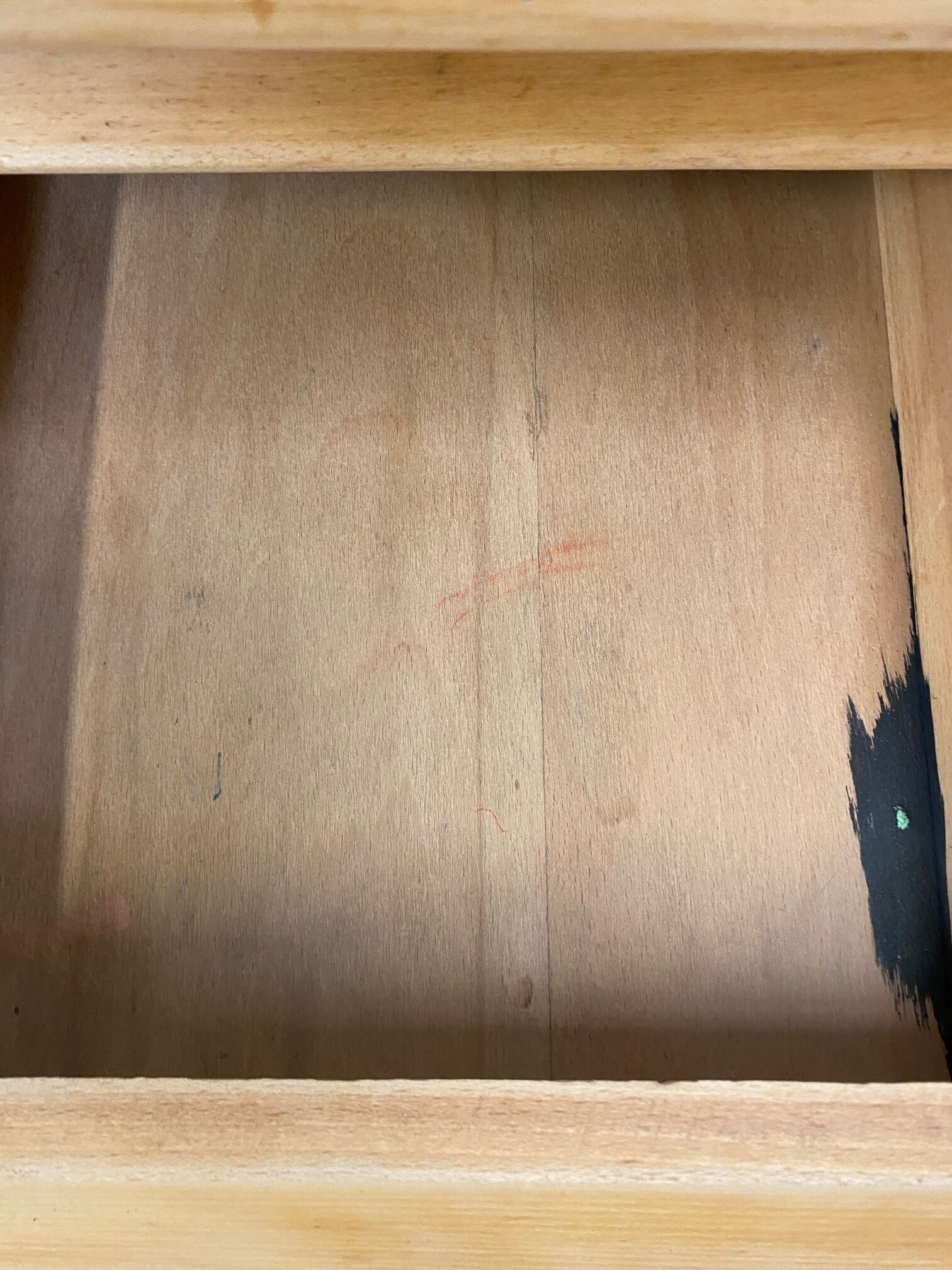 Desk of the 50s with 5 drawers