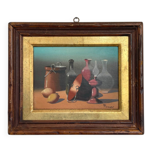 Nature morte sur toile - 1950