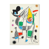 Original lithograph Joan Miro, Maravillas con variaciones acrosticas 20, 1975.