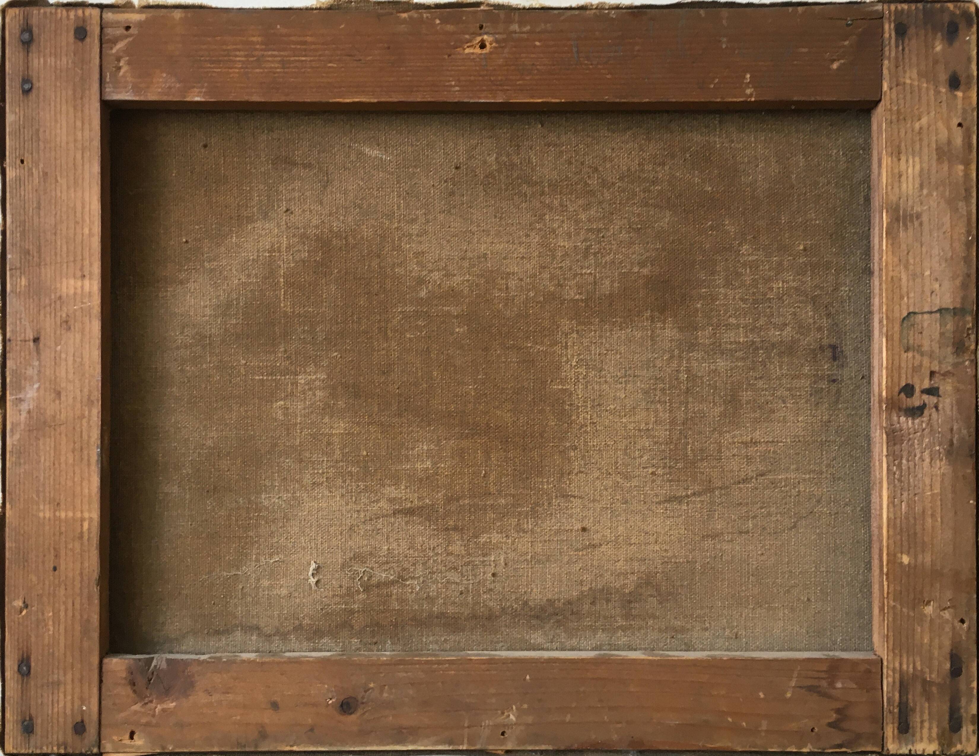 Painting "Gardened Rose Jetty" Flowers by Pierre Jules BROCQ (1811-?)