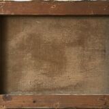 Painting "Gardened Rose Jetty" Flowers by Pierre Jules BROCQ (1811-?)