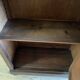 Parisian cupboard Bookcase Bonnetière glazed with small vintage tiles