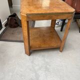 Table en bois de loupe