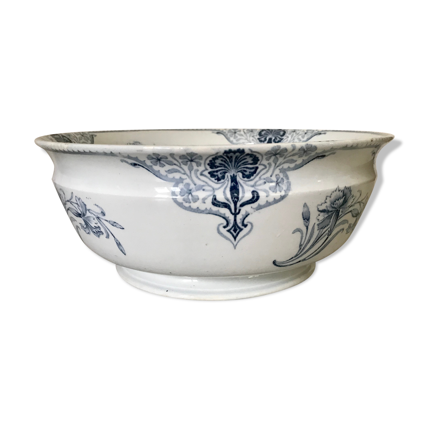 Salad bowl Lunéville Art Nouveau