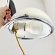 Vintage Space Age Wall Lamp Adjustable Chrome Glass, Italy, 1970s