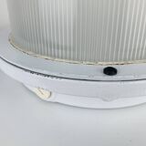 Holophane industrial porthole ceiling light, wall light, 1960s