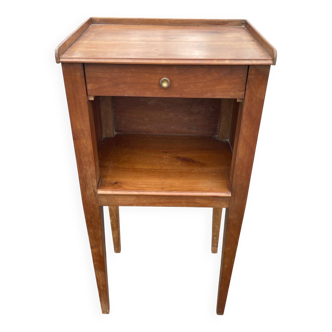 Classic solid wood bedside table