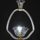 Petite Art Deco Pendant Chandelier by Ercole Barovier, 1940s