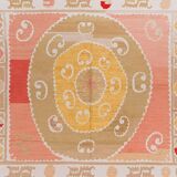 Hand knotted rug, vintage Turkish rug 117x151 cm