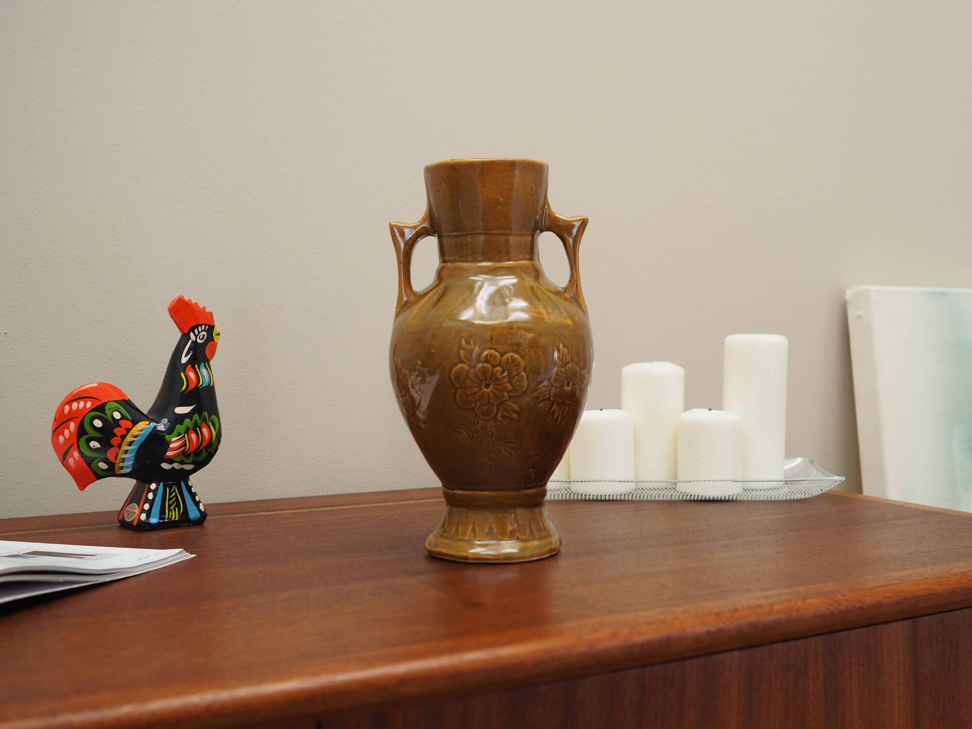 Ceramic vase, Danish design, 1960s, production: Denmark