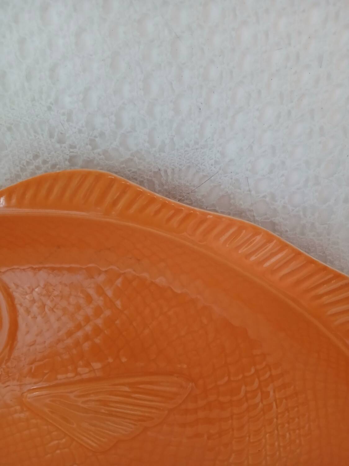 Large platter of fish barbotine