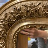 Gilded Louis Philippe mirror